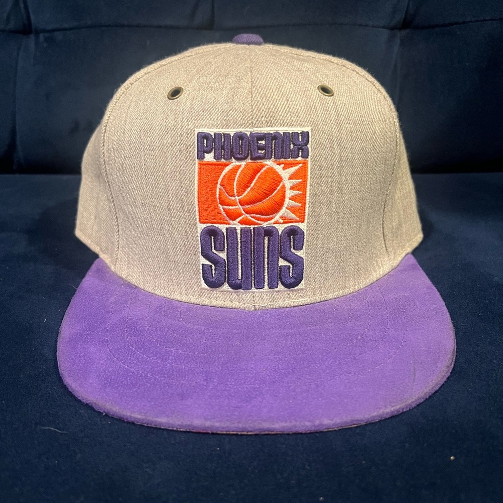 Phoenix Suns Cap with Purple Brim Strap Back